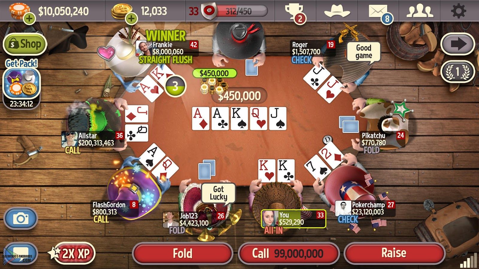 губернатор покера 3 онлайн